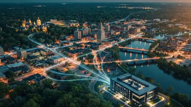 South Bend IN skyline